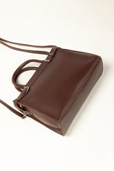 Dark Brown Tote Bag IBS-TTB25-086